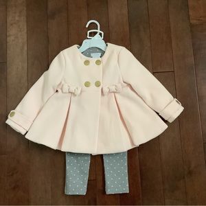 Tahari Coat and Leggings Set